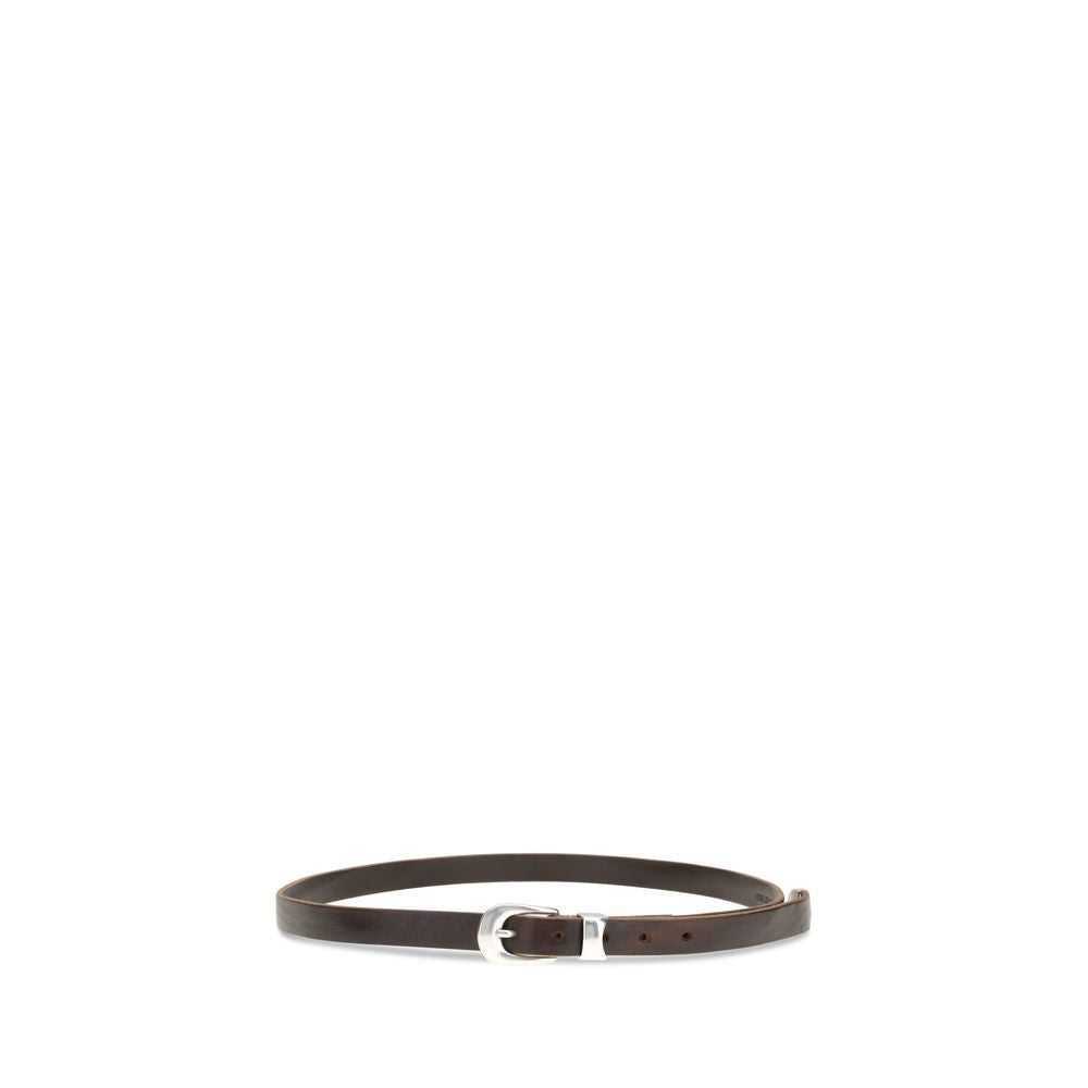 Our Legacy Brown Calf Leather Regular Belt