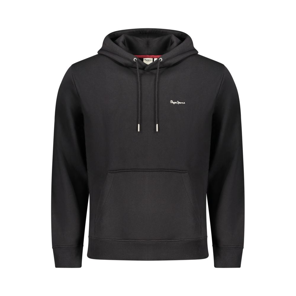 Pepe Jeans Black Polyester Men's Hoodie