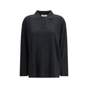 Lisa Yang grå bomullskashmirtröja Caisa