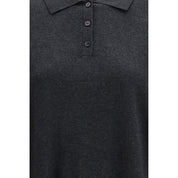 Lisa Yang grå bomullskashmirtröja Caisa