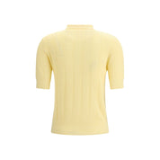 Lisa Yang tvåfärgad pikétröja i bomull och kashmir