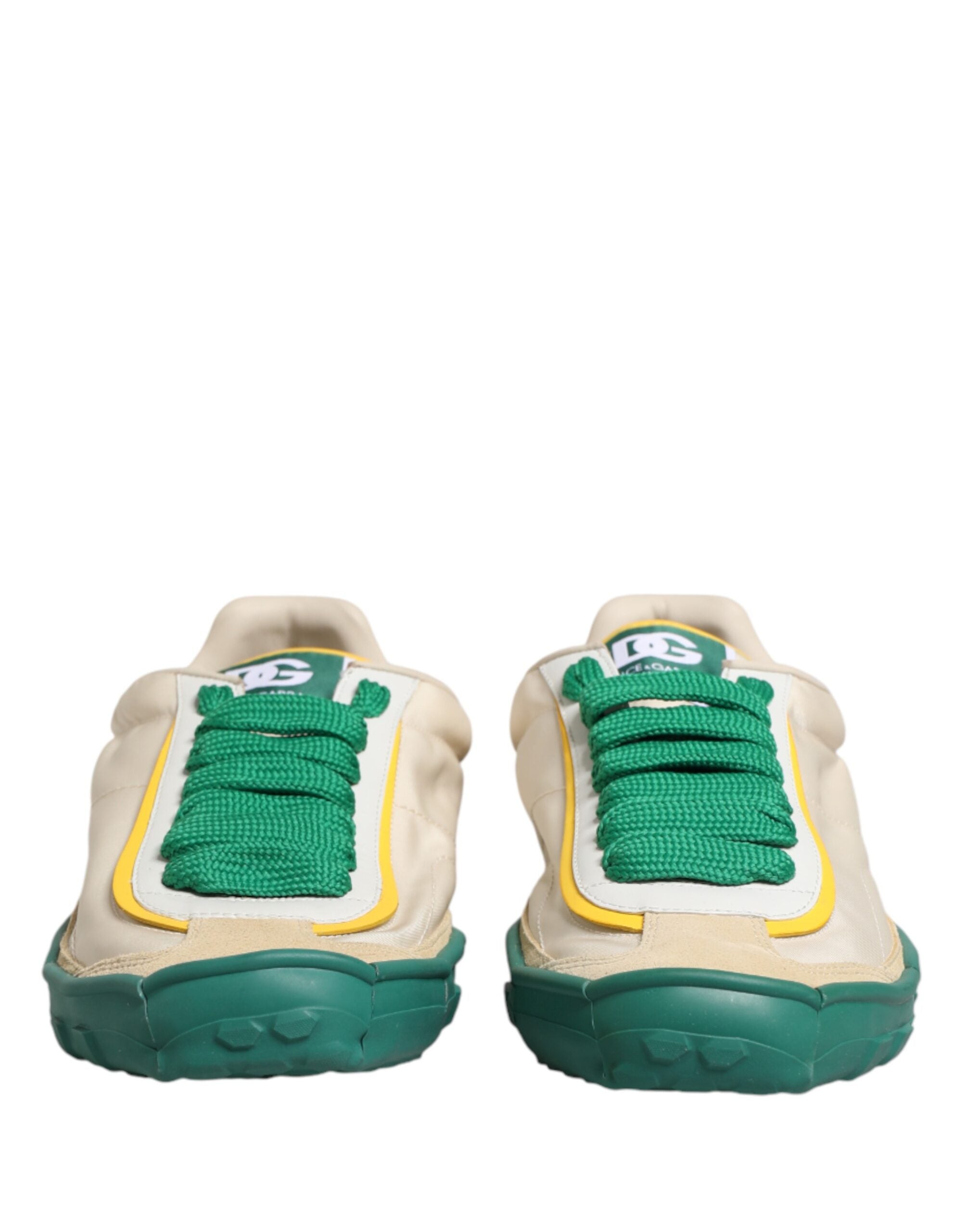 Dolce & Gabbana Multicolor Leather Low Top Sneakers