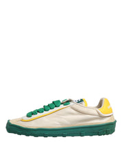 Dolce & Gabbana Multicolor Leather Low Top Sneakers