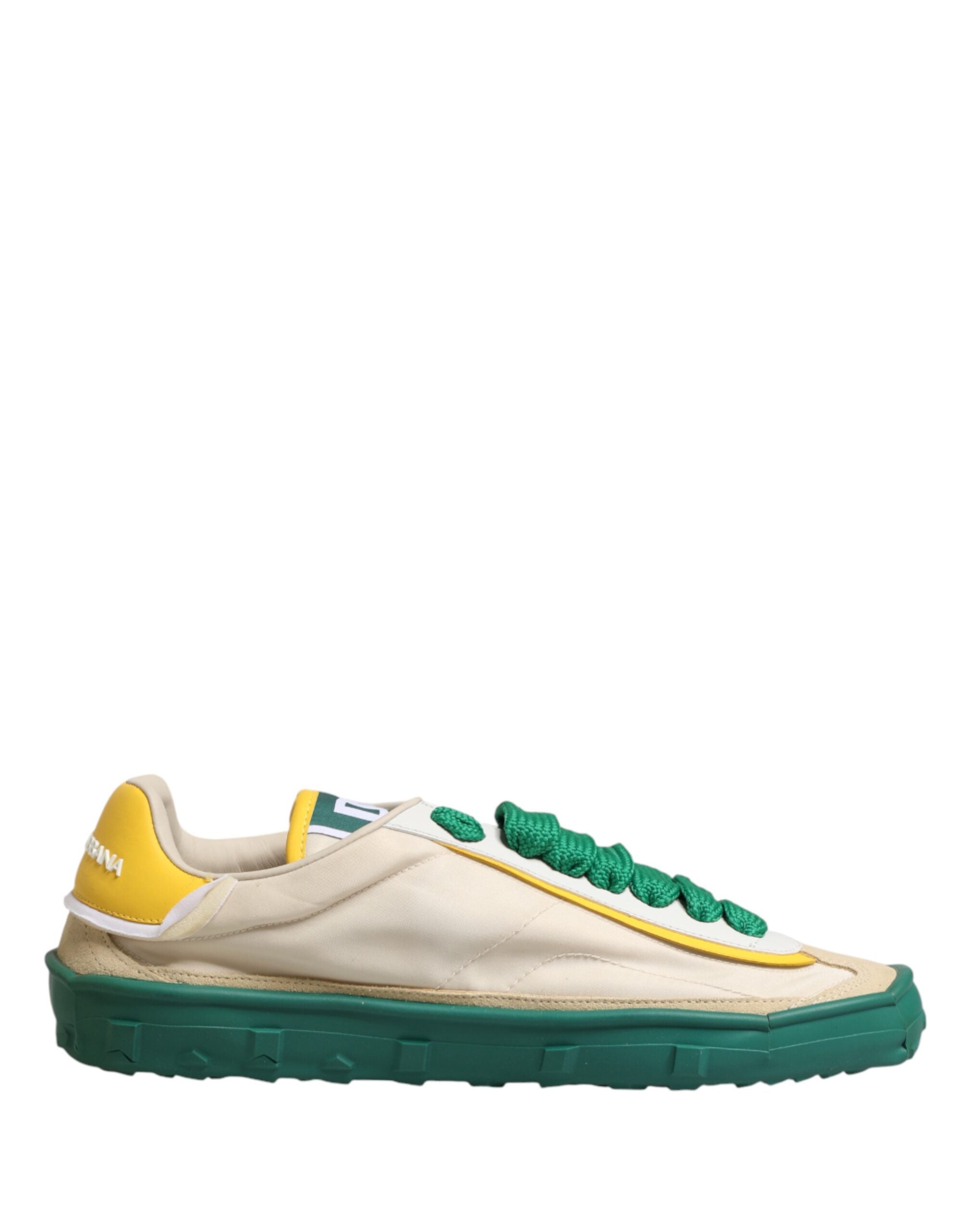 Dolce & Gabbana Multicolor Leather Low Top Sneakers