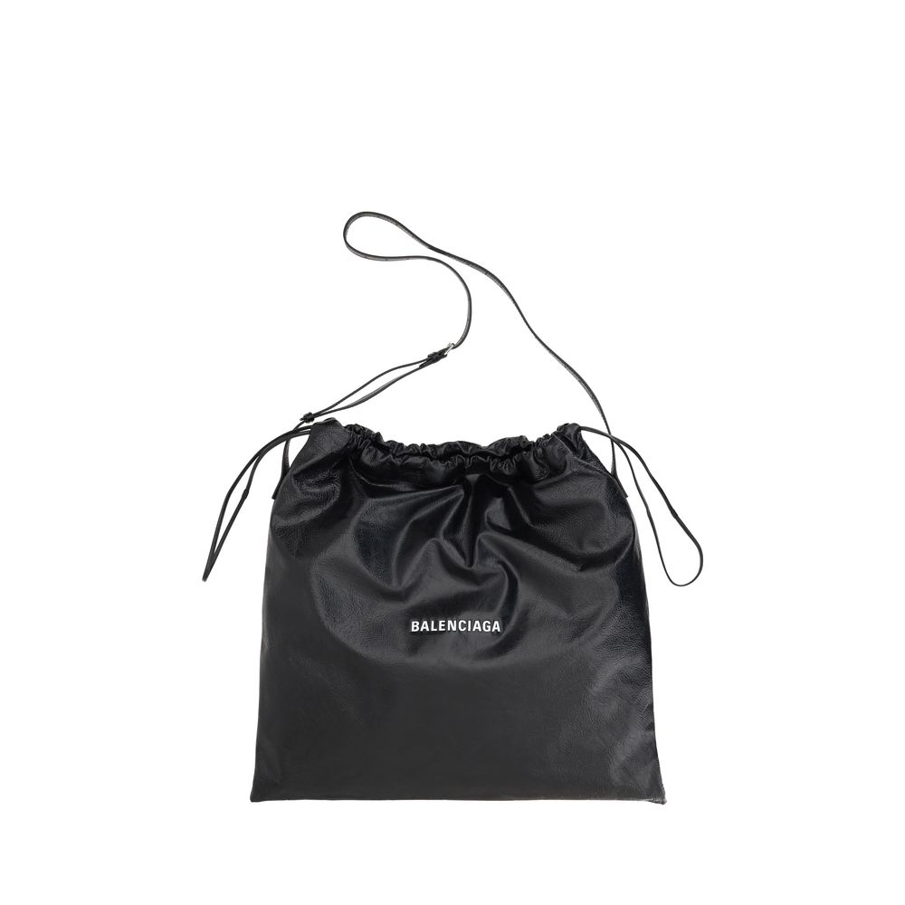 Balenciaga Black Lambskin Shoulder Bag