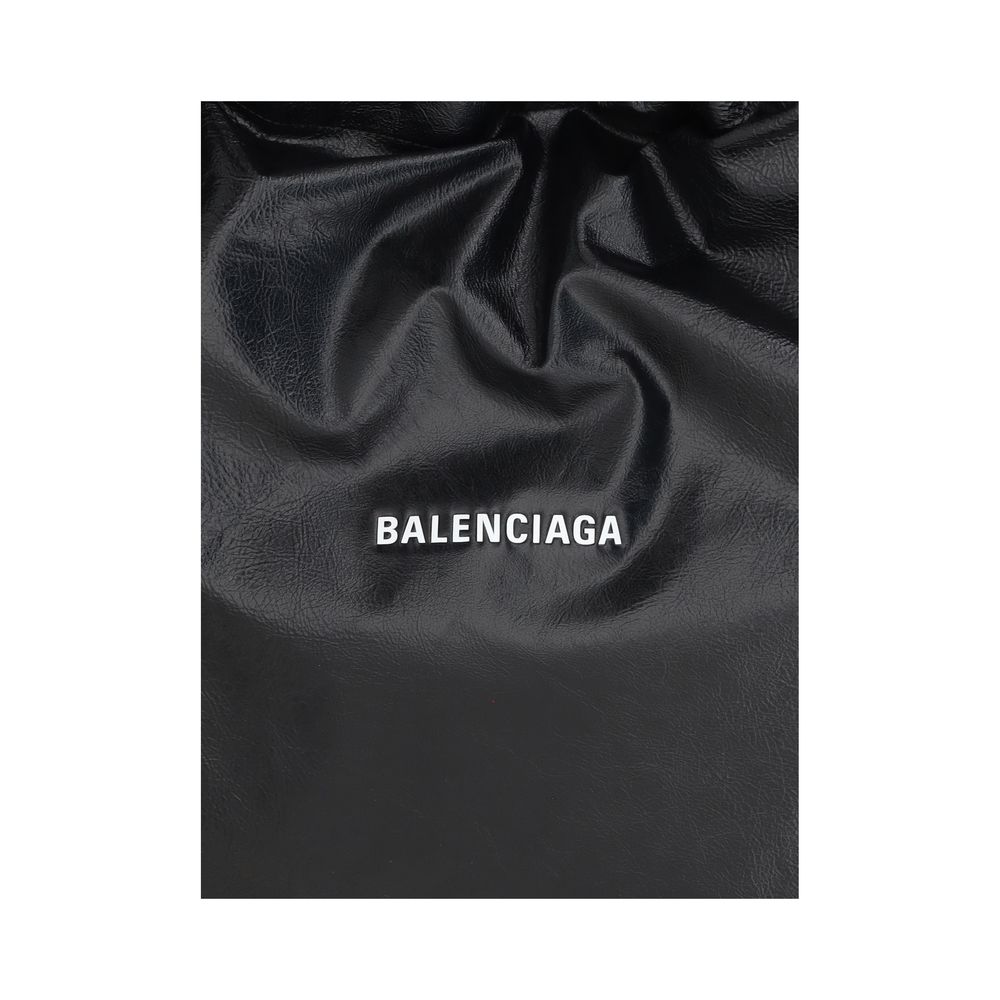 Balenciaga Black Lambskin Shoulder Bag