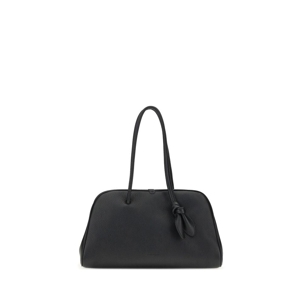 Jacquemus Black Calf Leather Il Turismo Shoulder Bag