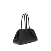 Jacquemus Black Calf Leather Il Turismo Shoulder Bag