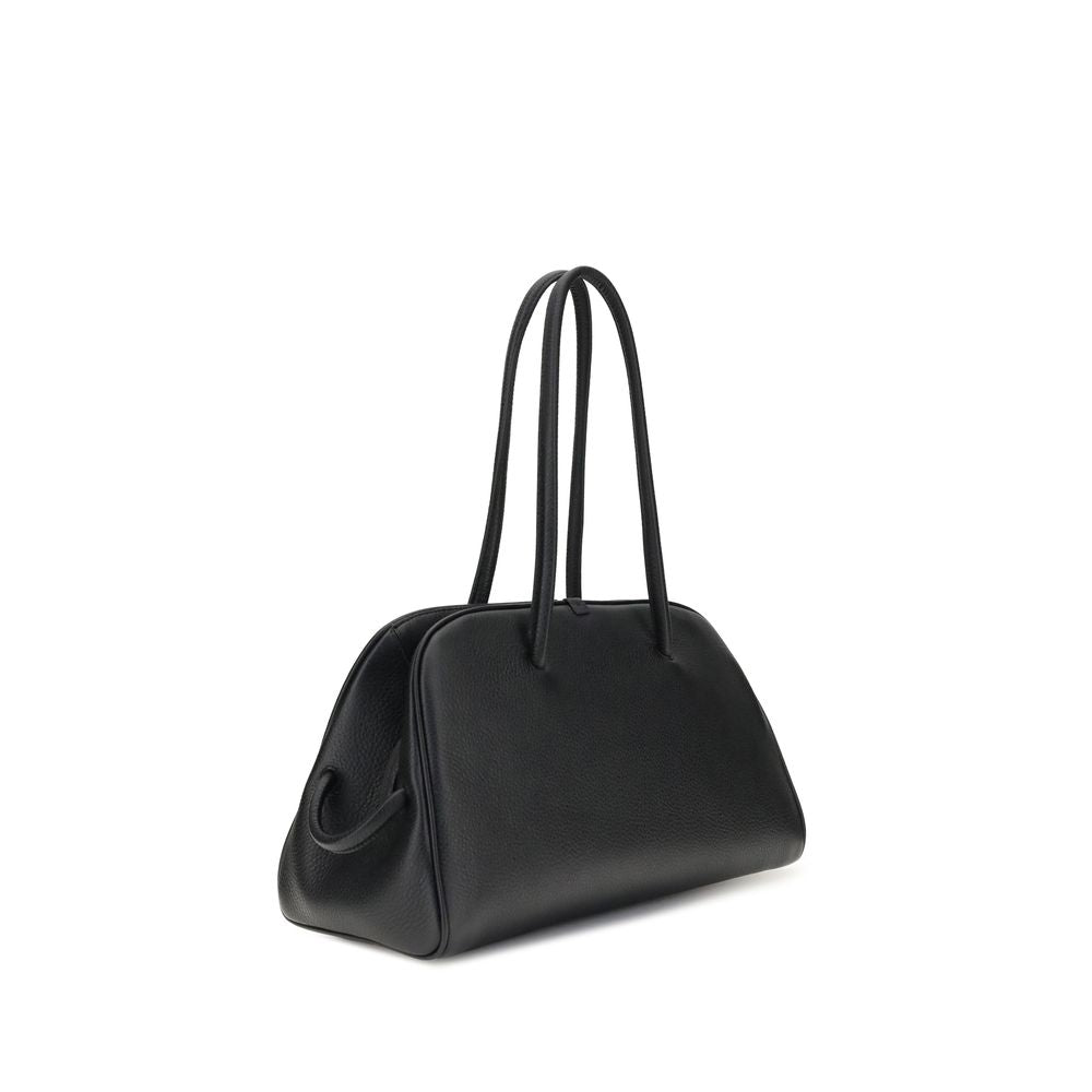 Jacquemus Black Calf Leather Il Turismo Shoulder Bag