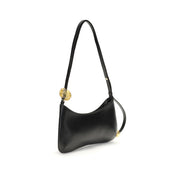 Jacquemus Black Calf Leather Bisou Perle Shoulder Bag
