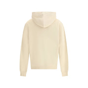 Jacquemus Beige Cotton Hooded Sweatshirt with Logo