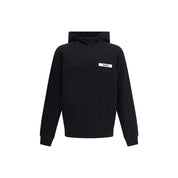 Jacquemus Black Cotton Hooded Sweatshirt with Logo