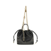 Chloé Black Calf Leather Icons Mini Shoulder Bag