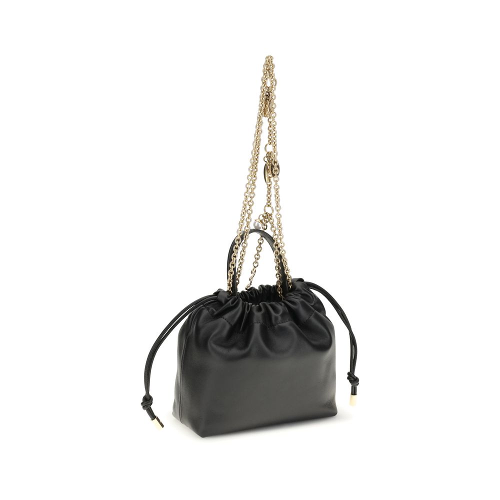 Chloé Black Calf Leather Icons Mini Shoulder Bag