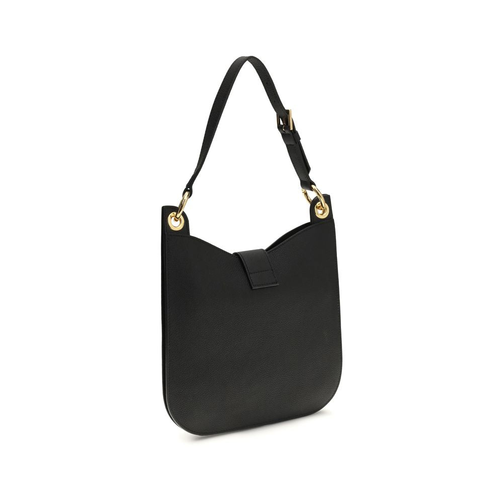 Tom Ford Black Calf Leather Tara Shoulder Bag