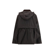 Barbour Brown Waxed Cotton Peplum Jacket