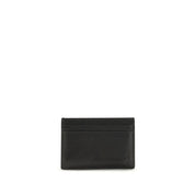 Tom Ford Black Calf Leather Card Holder with Embossed Logo
