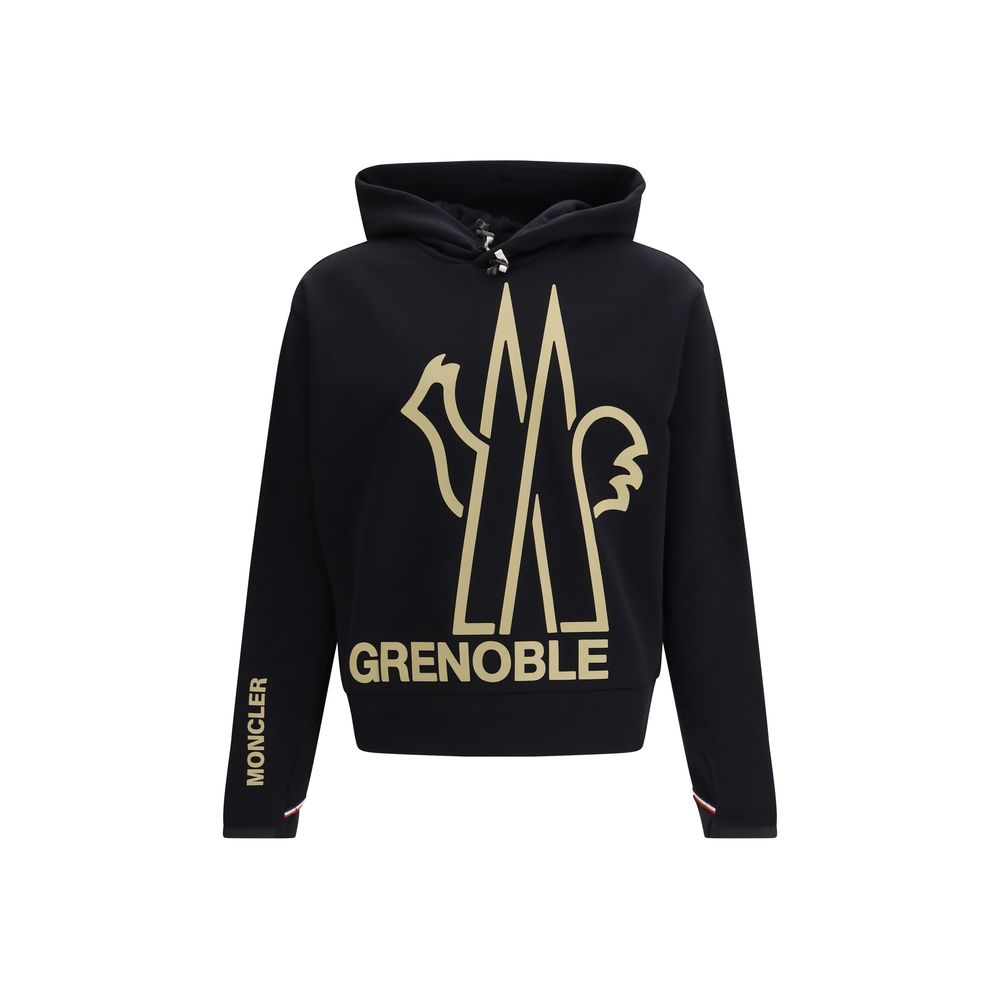 Moncler Grenoble Svart Polartec Hoodie