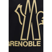 Moncler Grenoble Svart Polartec Hoodie