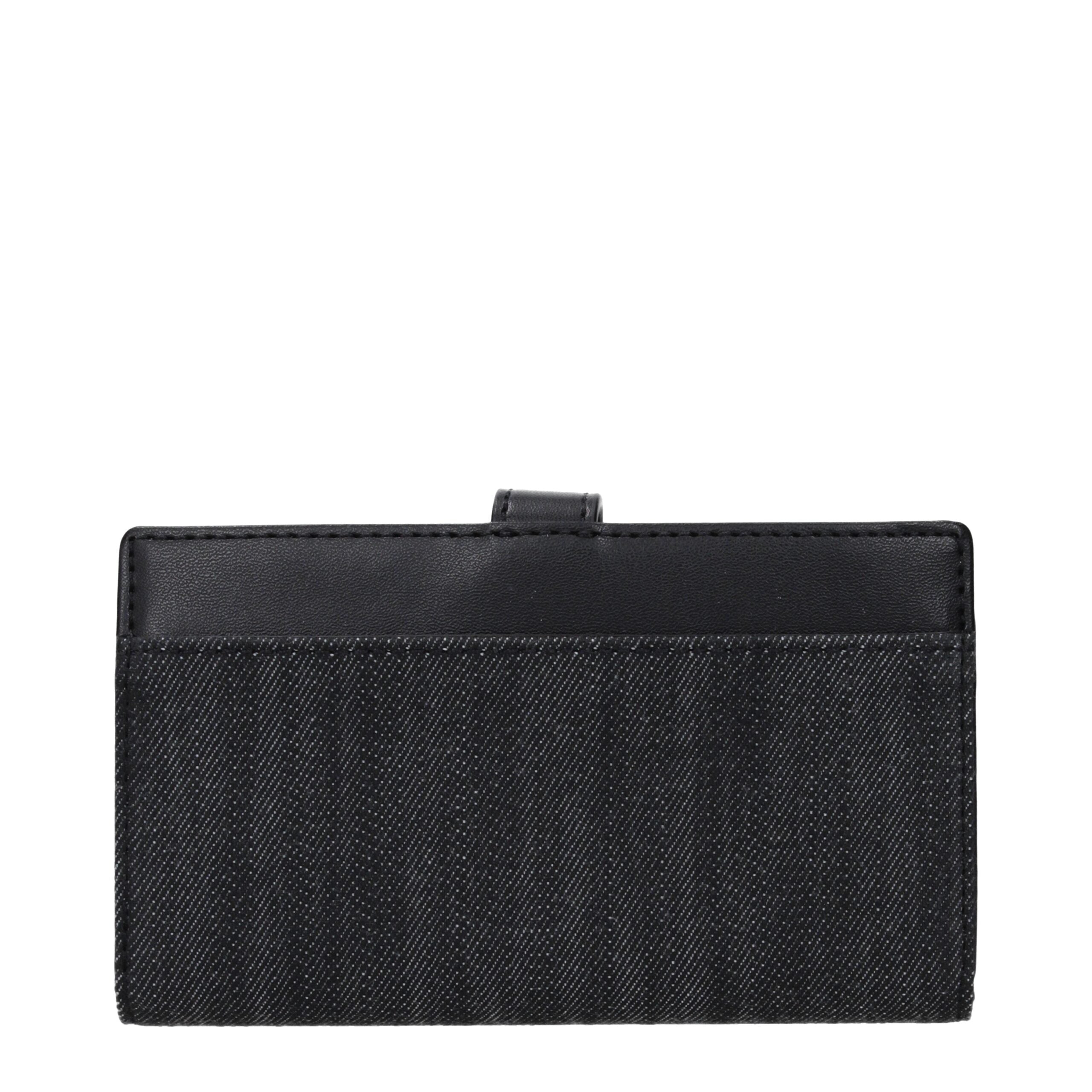 Michael Kors Black Fabric Wallet with Logo