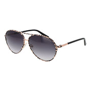Guess Black Metal Aviator Sunglasses