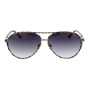 Guess Black Metal Aviator Sunglasses