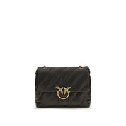 PINKO Bicolor Calf Leather Shoulder Bag