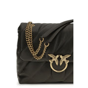 PINKO Bicolor Calf Leather Shoulder Bag