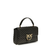 PINKO Bicolor Calf Leather Handbag