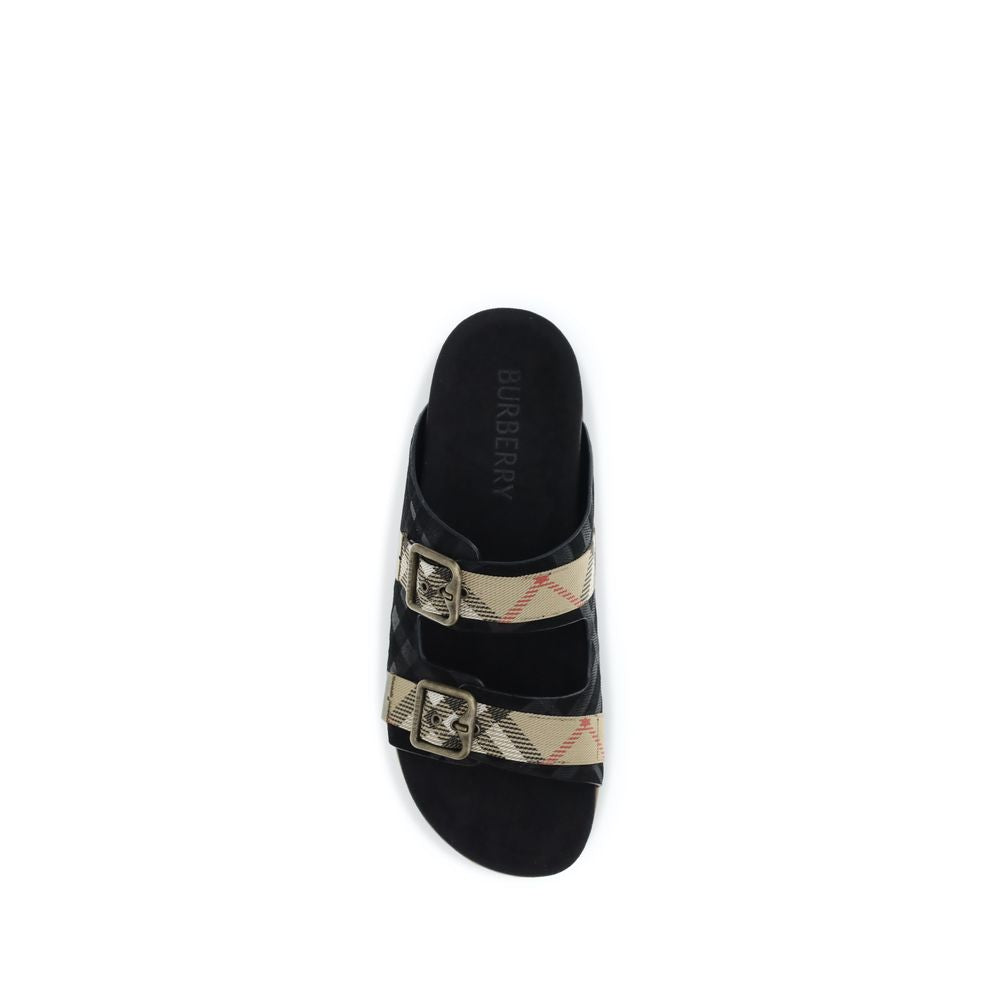 Burberry Multicolor Suede Urchin Sandals