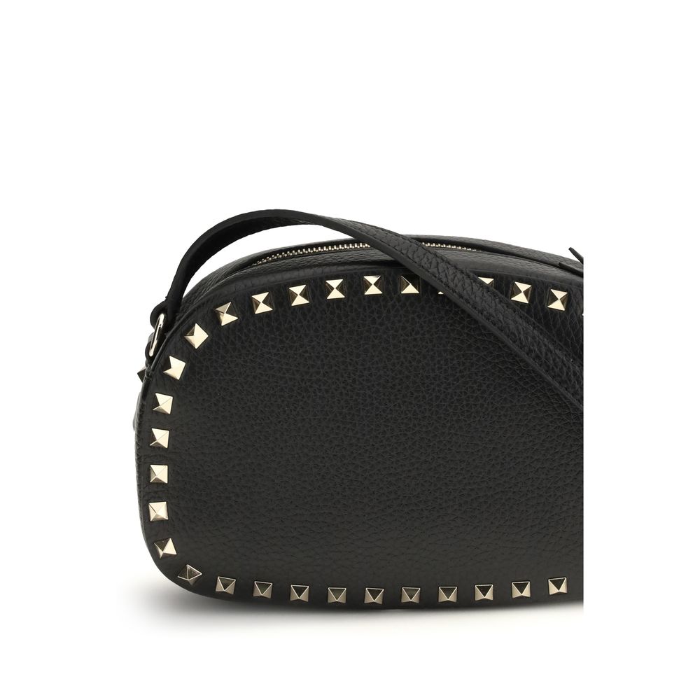 Valentino Garavani Garnet Calf Leather Shoulder Bag