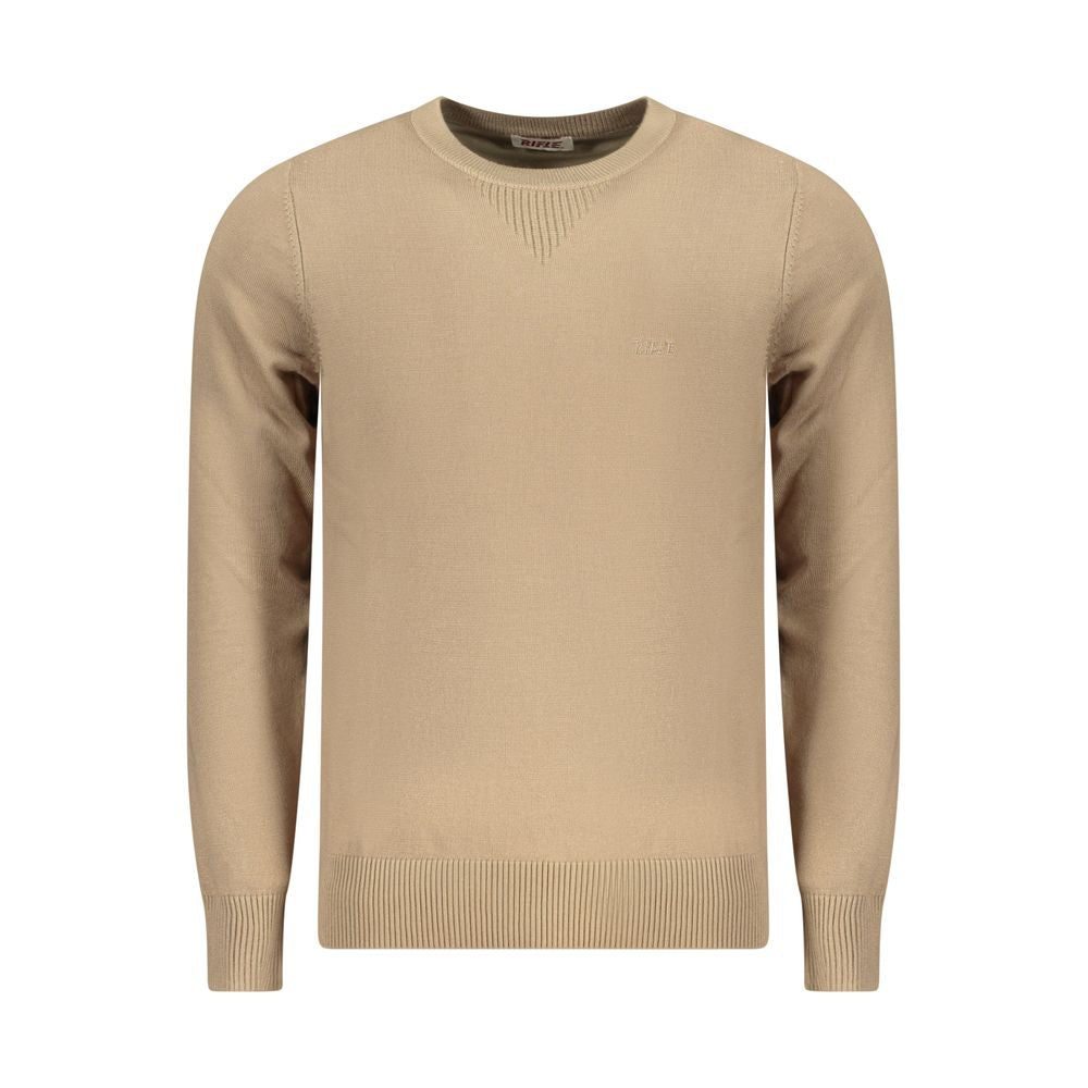 Rifle Beige Viscose Embroidered Sweater