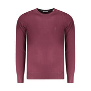 Coveri Moving Rosso Viscose Embroidered Logo Sweater