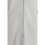 Fabiana Filippi Grå Fleece Ull- och Sidenkofta