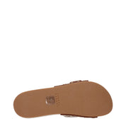 Isabel Marant Brown Leather Buckle Slippers