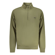 Rifle Green Cotton-Polyester Men Sweatshirt