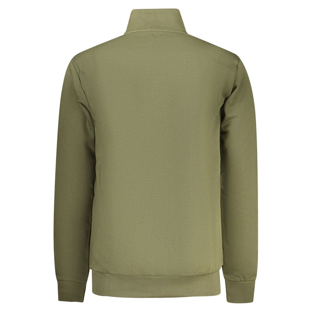 Rifle Green Cotton-Polyester Men Sweatshirt