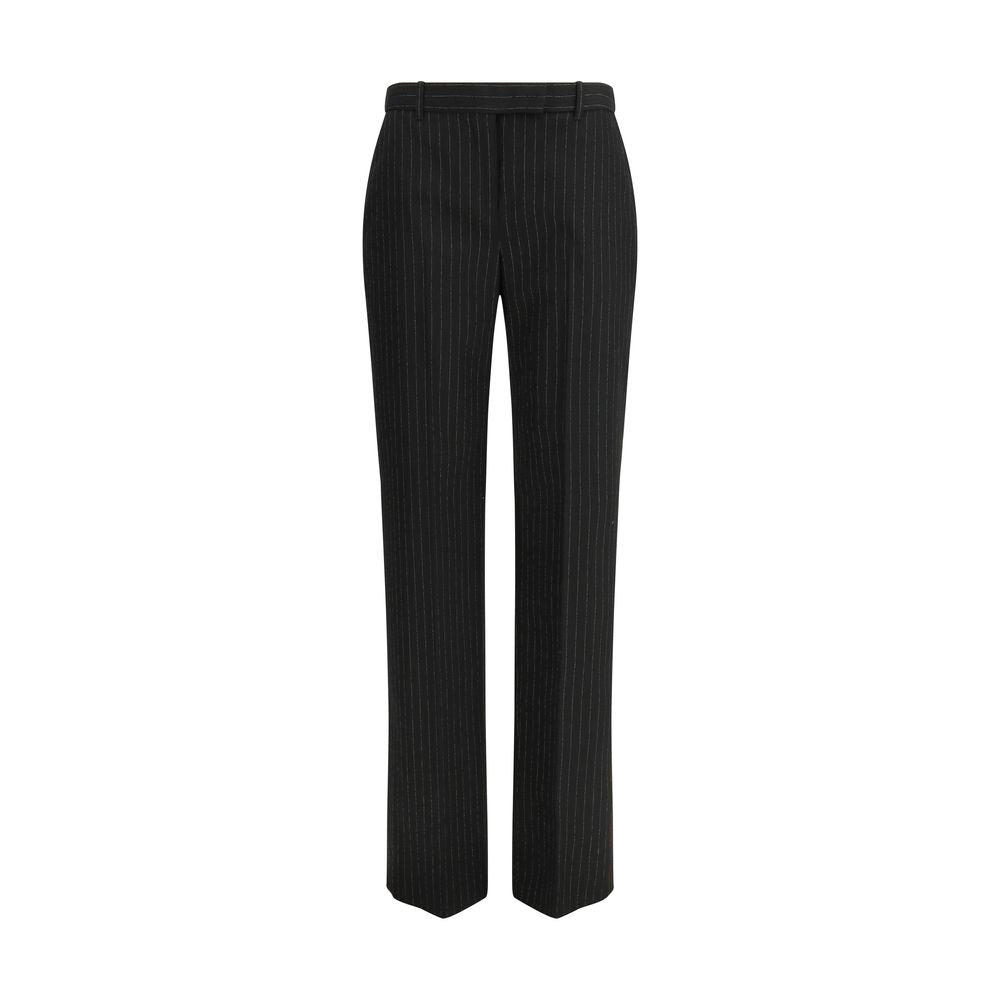 Alexander McQueen Black Wool Tailored Dress Pants