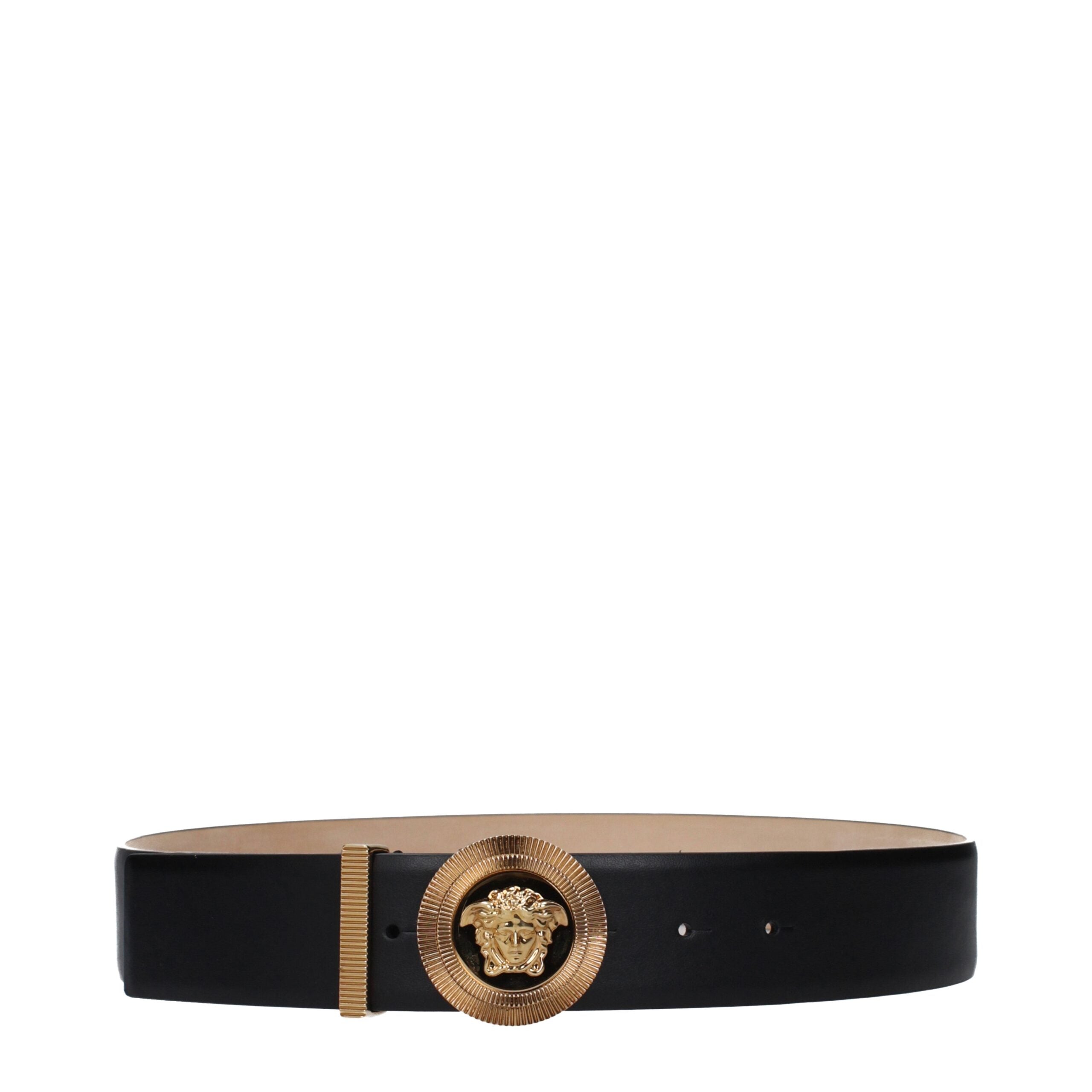 Versace Jeans Black Leather Belt