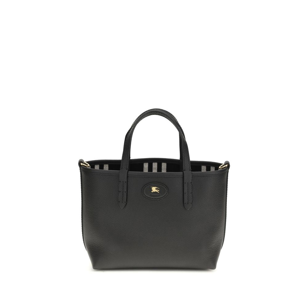 Burberry Black Calf Leather Shoulder Bag