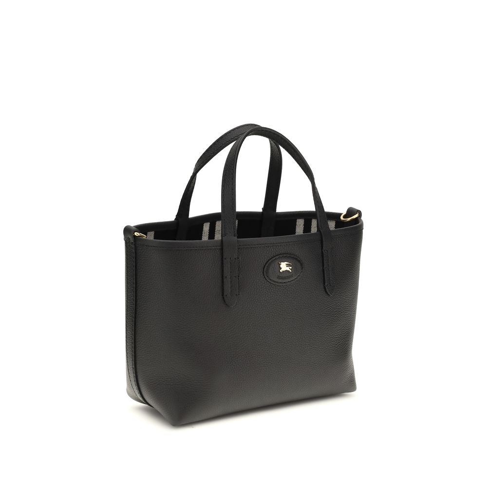 Burberry Black Calf Leather Shoulder Bag
