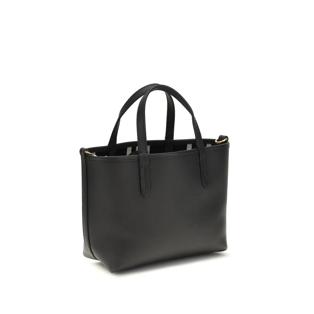 Burberry Black Calf Leather Shoulder Bag