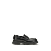 Gucci Black Calf Leather Slip-On Loafers