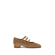 Carel Paris Beige Calf Leather Ballet Flats
