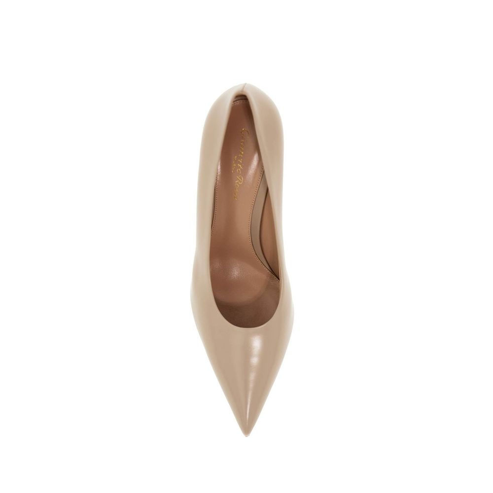 Gianvito Rossi Beige Calfskin High-Heel Pumps