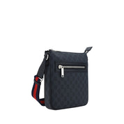 Gucci Black Polyethylene Shoulder Bag with GG Supreme