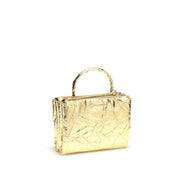 Coccinelle Gold Calf Leather Droplet Handbag