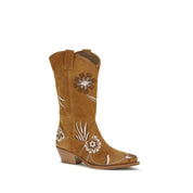 P.A.R.O.S.H. Brown Suede Ankle Boots
