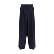 Fabiana Filippi Blue Polyester Casual Pants