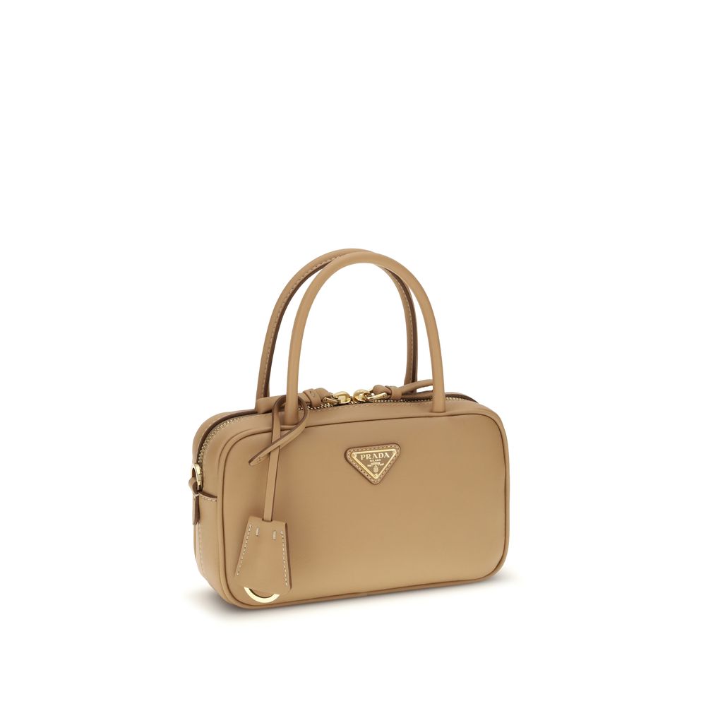 Prada Beige Calf Leather Handbag